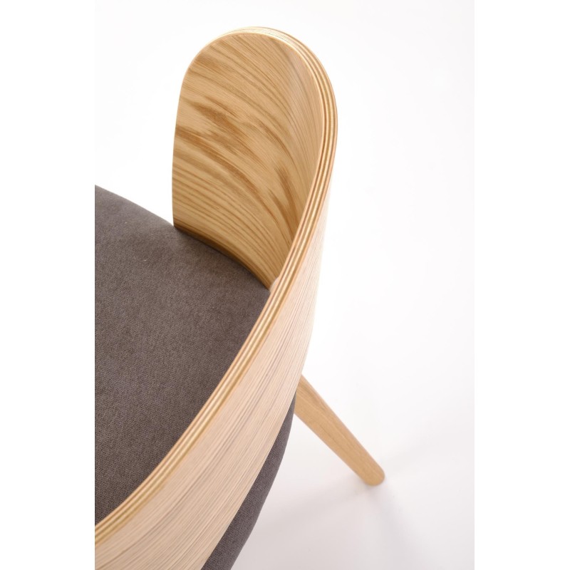 CADIZ krzesło dąb naturalny / popiel (1p 2szt)