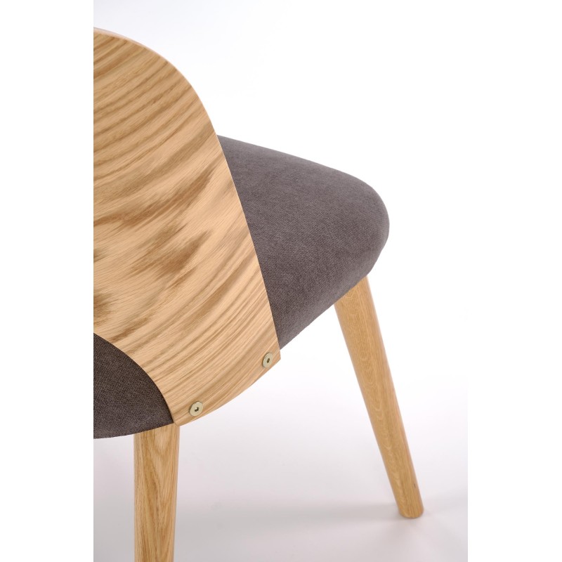 CADIZ krzesło dąb naturalny / popiel (1p 2szt)