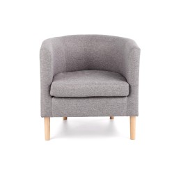 CLUBBY fotel wypoczynkowy popiel (1p 1szt)