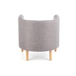 CLUBBY fotel wypoczynkowy popiel (1p 1szt)