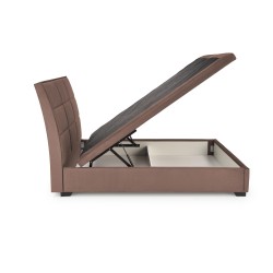 CONTINENTAL 2 łóżko 160 - beżowy (prostokąty) tap. Monolith 09