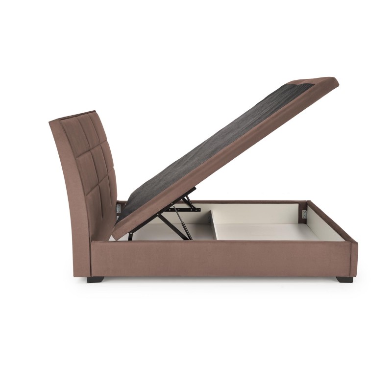 CONTINENTAL 2 łóżko 160 - beżowy (prostokąty) tap. Monolith 09