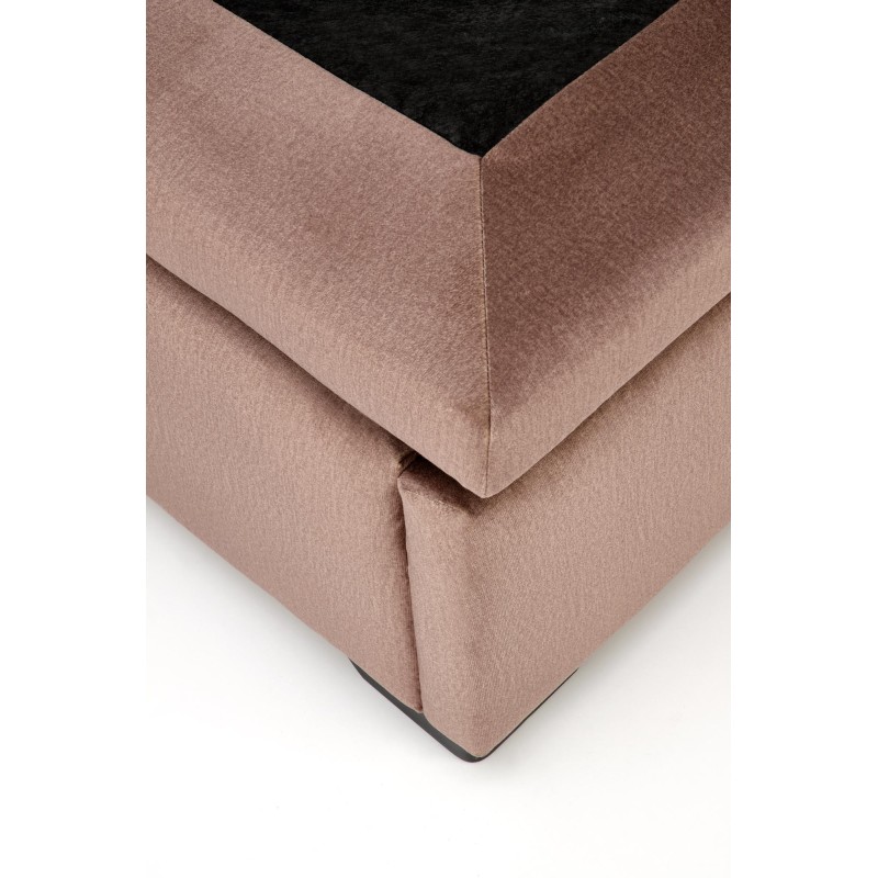 CONTINENTAL 2 łóżko 160 - beżowy (prostokąty) tap. Monolith 09