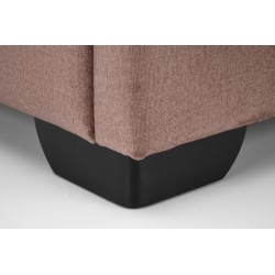 CONTINENTAL 2 łóżko 160 - beżowy (prostokąty) tap. Monolith 09