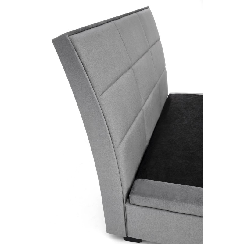 CONTINENTAL 2 łóżko 160 - popiel (prostokąty) tap. Monolith 85