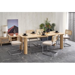 ELEFANTE PROSTOKĄT stół rozkładany 160-240/100 dąb naturalny (2p 1szt)