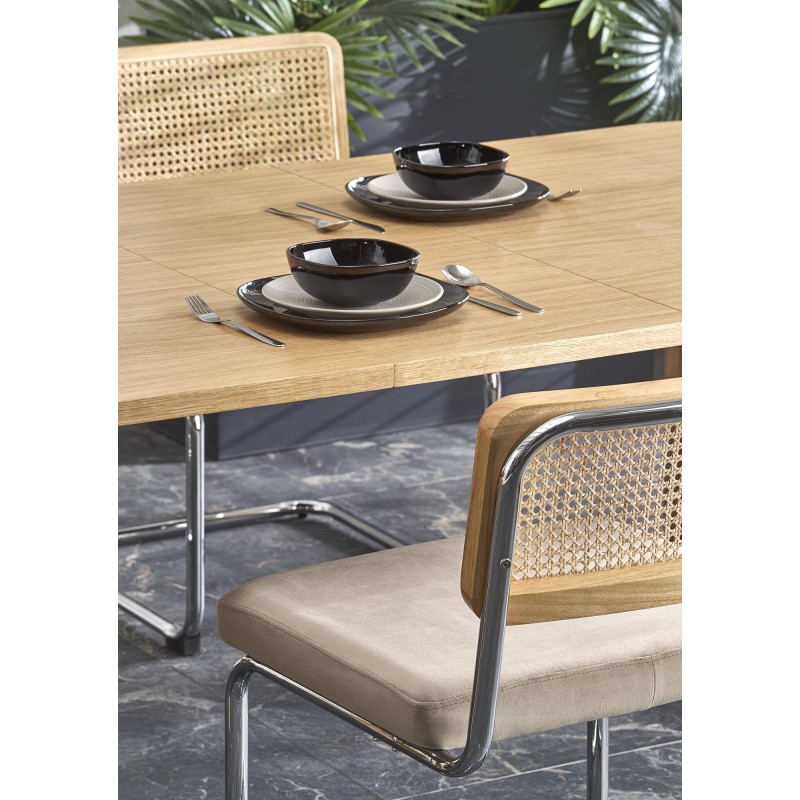 ELEFANTE PROSTOKĄT stół rozkładany 160-240/100 dąb naturalny (2p 1szt)