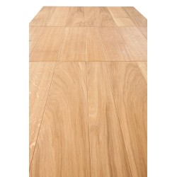 FIESTA stół rozkładany 200-280x100x77 cm dąb naturalny/czarny (3p 1szt)