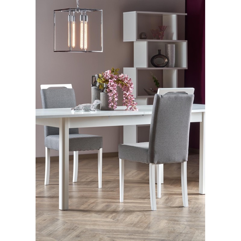 FLORIAN stół rozkładany blat - biały, nogi - biały (2p 1szt)