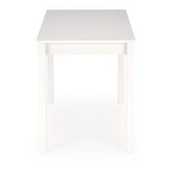 GINO stół rozkładany blat - biały, nogi - biały (1p 1szt)