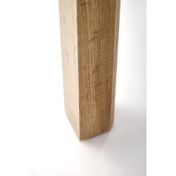 GINO stół rozkładany blat - dąb craft, nogi - dąb craft (1p 1szt)