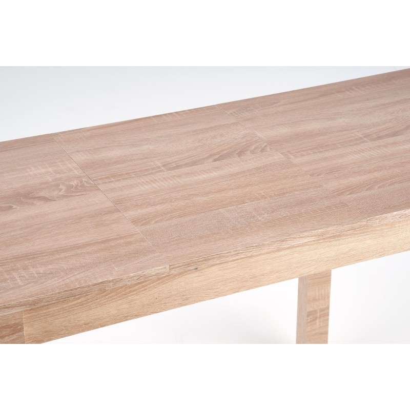 GINO stół rozkładany blat - dąb sonoma, nogi - dąb sonoma (1p 1szt)