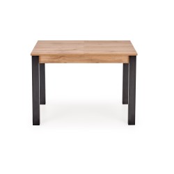 GINO stół rozkładany blat - dąb wotan, nogi - czarny (1p 1szt)