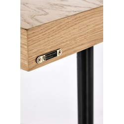 INFERNO konsolka dąb naturalny - czarny (1p 1szt)