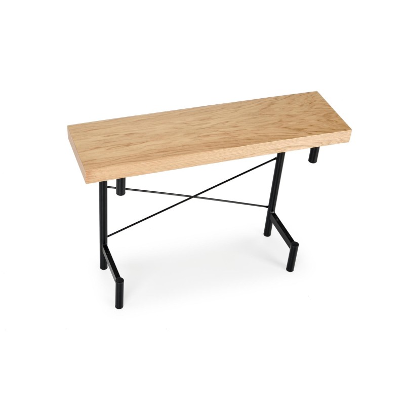 INFERNO konsolka dąb naturalny - czarny (1p 1szt)