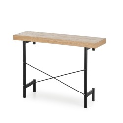 INFERNO konsolka dąb naturalny - czarny (1p 1szt)