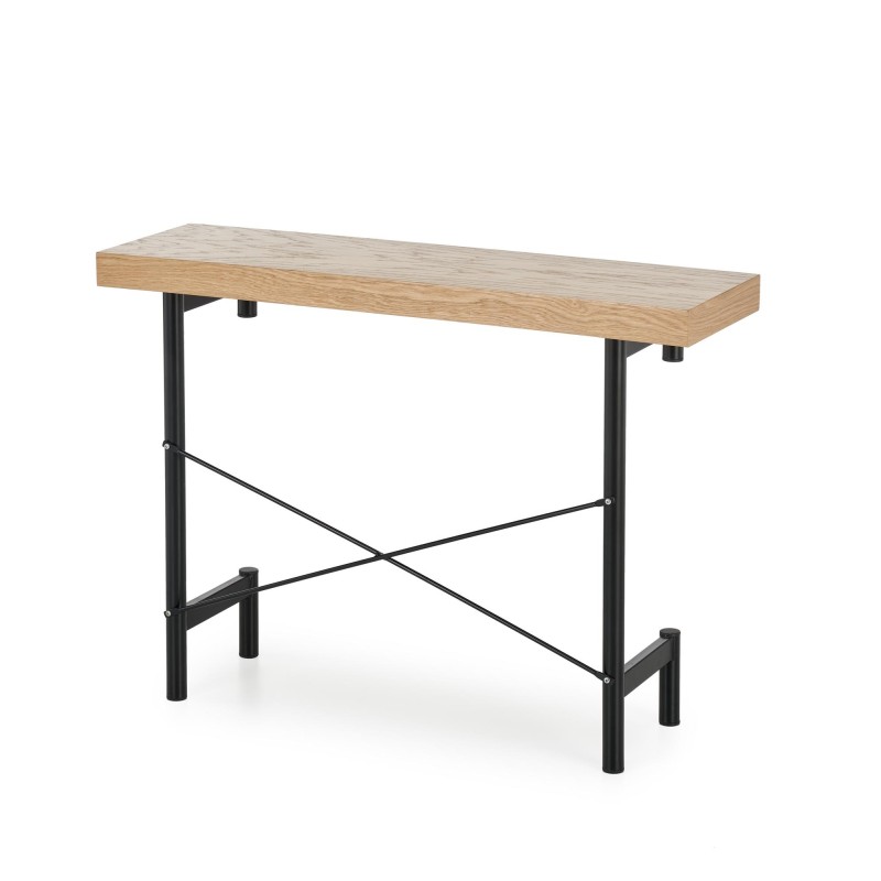 INFERNO konsolka dąb naturalny - czarny (1p 1szt)