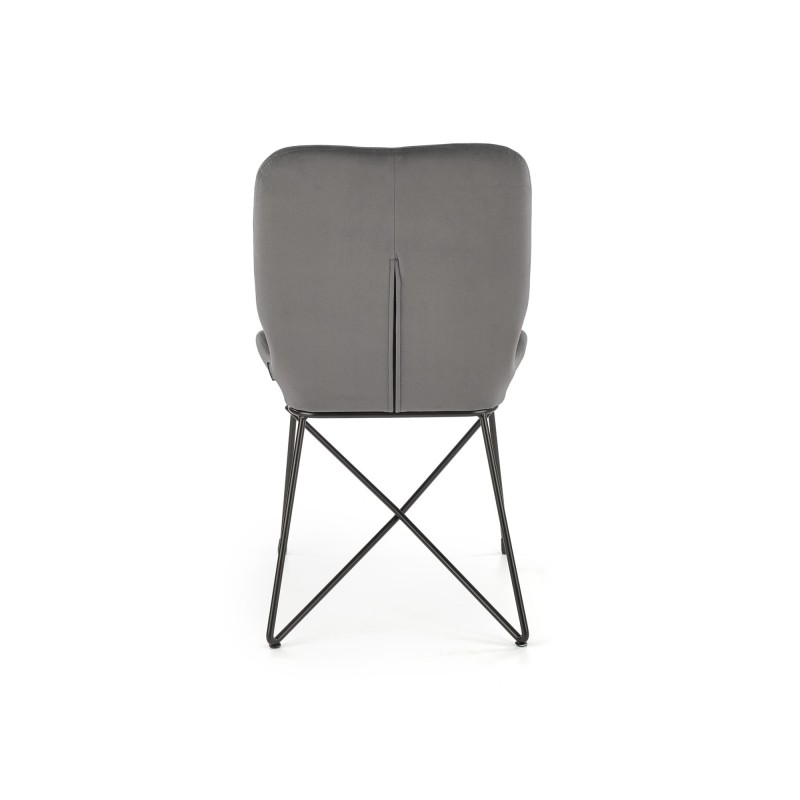 K454 krzesło popielaty (1p 2szt)