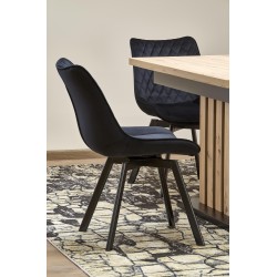 LAMELLO stół rozkładany 130-180/80 cm dąb artisan/czarny (2p 1szt)