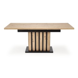 LAMELLO stół rozkładany 160-210/90 cm dąb artisan/czarny (2p 1szt)