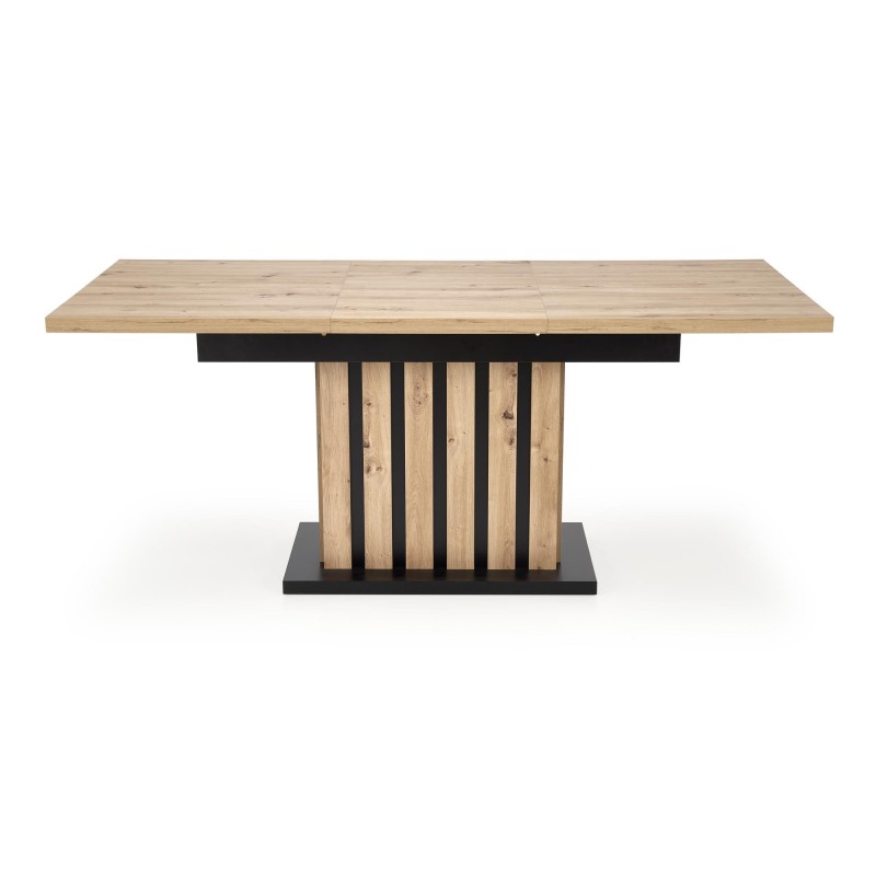 LAMELLO stół rozkładany 160-210/90 cm dąb artisan/czarny (2p 1szt)