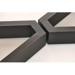 MASSIVE 2 stół rozkładany 160-250x90x77 cm dąb naturalny/czarny (2p 1szt)