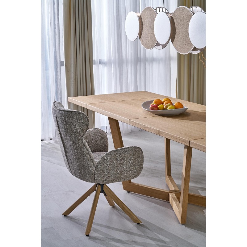 MASSIVE 3 stół rozkładany 160-250x90x77 cm dąb naturalny/dąb naturalny (2p 1szt)