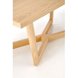 MASSIVE 3 stół rozkładany 160-250x90x77 cm dąb naturalny/dąb naturalny (2p 1szt)