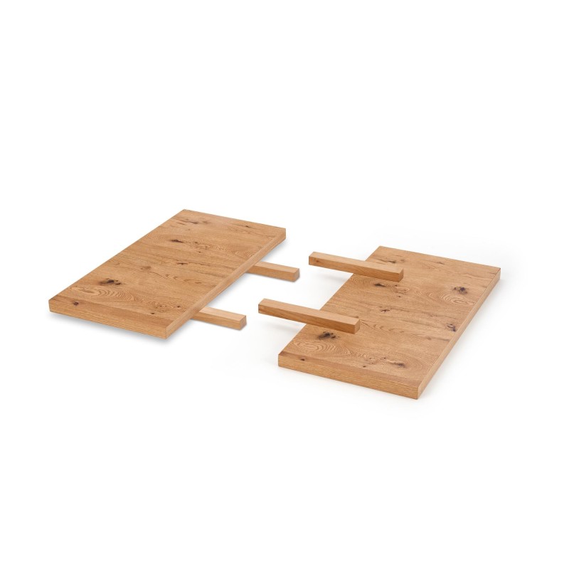 MASSIVE przedłużki 45x90cm - komplet jasny dąb/czarny (1p 1kpl)