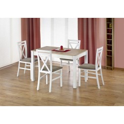 MAURYCY stół kolor dąb sonoma / biały (2p 1szt)