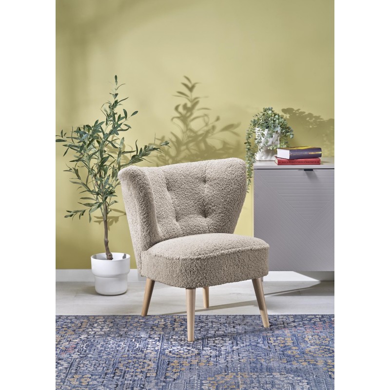 MOCCA fotel wypoczynkowy, cappucino (SVEN 28)