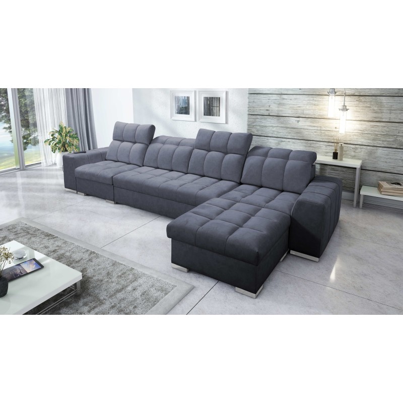 Prisma XII Sectional Sofa with Sleeper Function | Luxury Furniture with USB Port | Velvet | Pet Friendly, Terra 96 Prisma XII Sectional Sofa with Sleeper Function | Luxury Furniture with USB Port | Velvet | Pet Friendly, Terra 96