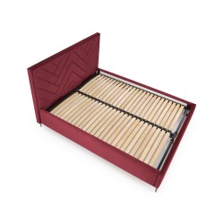 MODULO korpus łóżko 160 - bordowy tap. Monolith 59