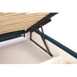 MODULO korpus łóżko 160 - ciemny zielony tap. Monolith 37