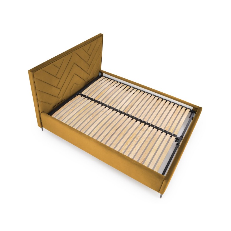 MODULO korpus łóżko 160 - musztardowy tap. Monolith 48 (3p 1szt)