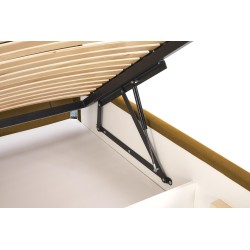 MODULO korpus łóżko 160 - musztardowy tap. Monolith 48 (3p 1szt)