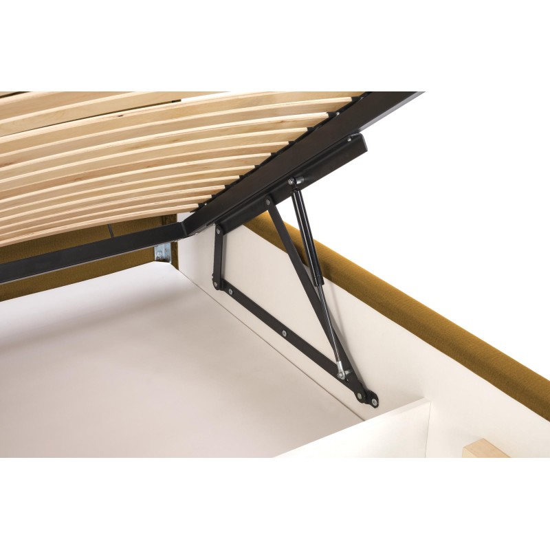 MODULO korpus łóżko 160 - musztardowy tap. Monolith 48 (3p 1szt)