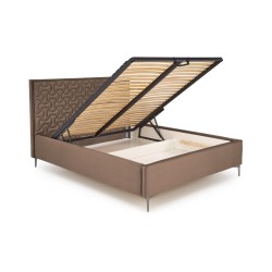MODULO W2 łóżko 160 - wezgłowie beżowy tap. Monolith 09 (1p 1szt)