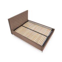 MODULO W2 łóżko 160 - wezgłowie beżowy tap. Monolith 09 (1p 1szt)