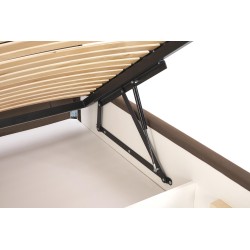 MODULO W2 łóżko 160 - wezgłowie beżowy tap. Monolith 09 (1p 1szt)