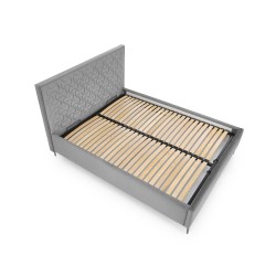 MODULO W2 łóżko 160 - wezgłowie popiel tap. Monolith 85 (1p 1szt)