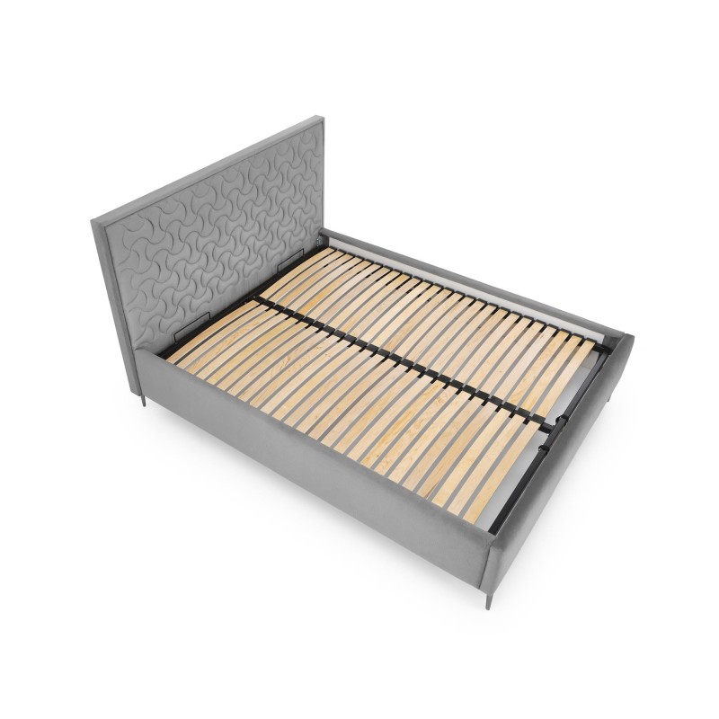 MODULO W2 łóżko 160 - wezgłowie popiel tap. Monolith 85 (1p 1szt)