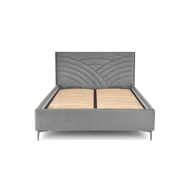 MODULO W3 łóżko 160 - wezgłowie popiel tap. Monolith 85