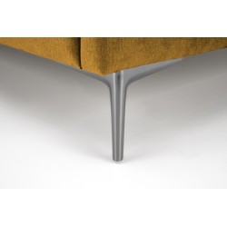 MODULO W4 łóżko 160 - wezgłowie musztardowy tap. Monolith 48