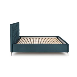 MODULO W5 łóżko 160 - wezgłowie ciemny zielony tap. Monolith 37