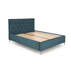 MODULO W5 łóżko 160 - wezgłowie ciemny zielony tap. Monolith 37