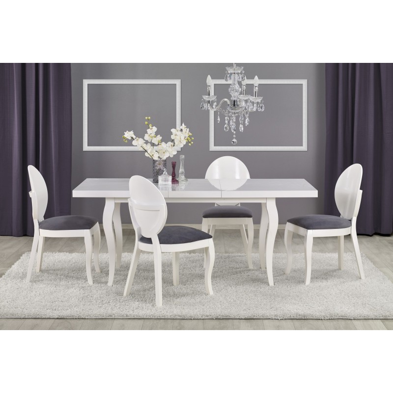 MOZART 160-240/90 stół biały (2p 1szt)