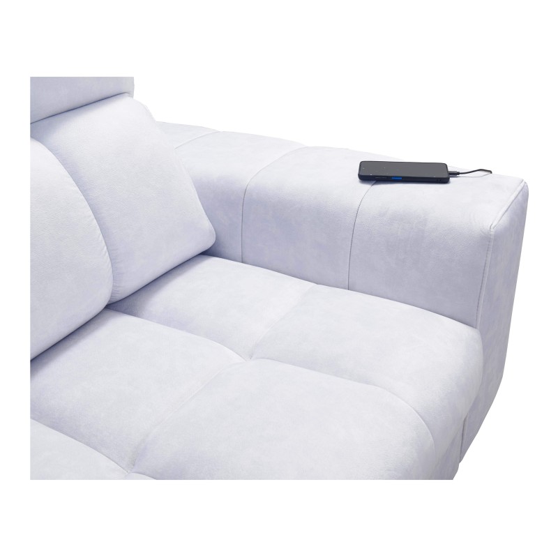 Prisma XII Corner Sofa with Sleeping Function | Luxury Furniture with USB Port | Velvet | Pet Friendly, Terra 80 Prisma XII Corner Sofa with Sleeping Function | Luxury Furniture with USB Port | Velvet | Pet Friendly, Terra 80