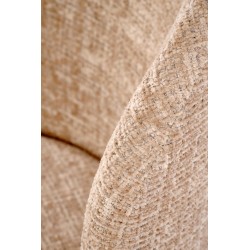 BASSO krzesło jasny orzech / tap: CREMONA 14 (beżowy)
