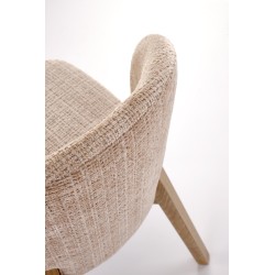 BASSO krzesło jasny orzech / tap: CREMONA 14 (beżowy)